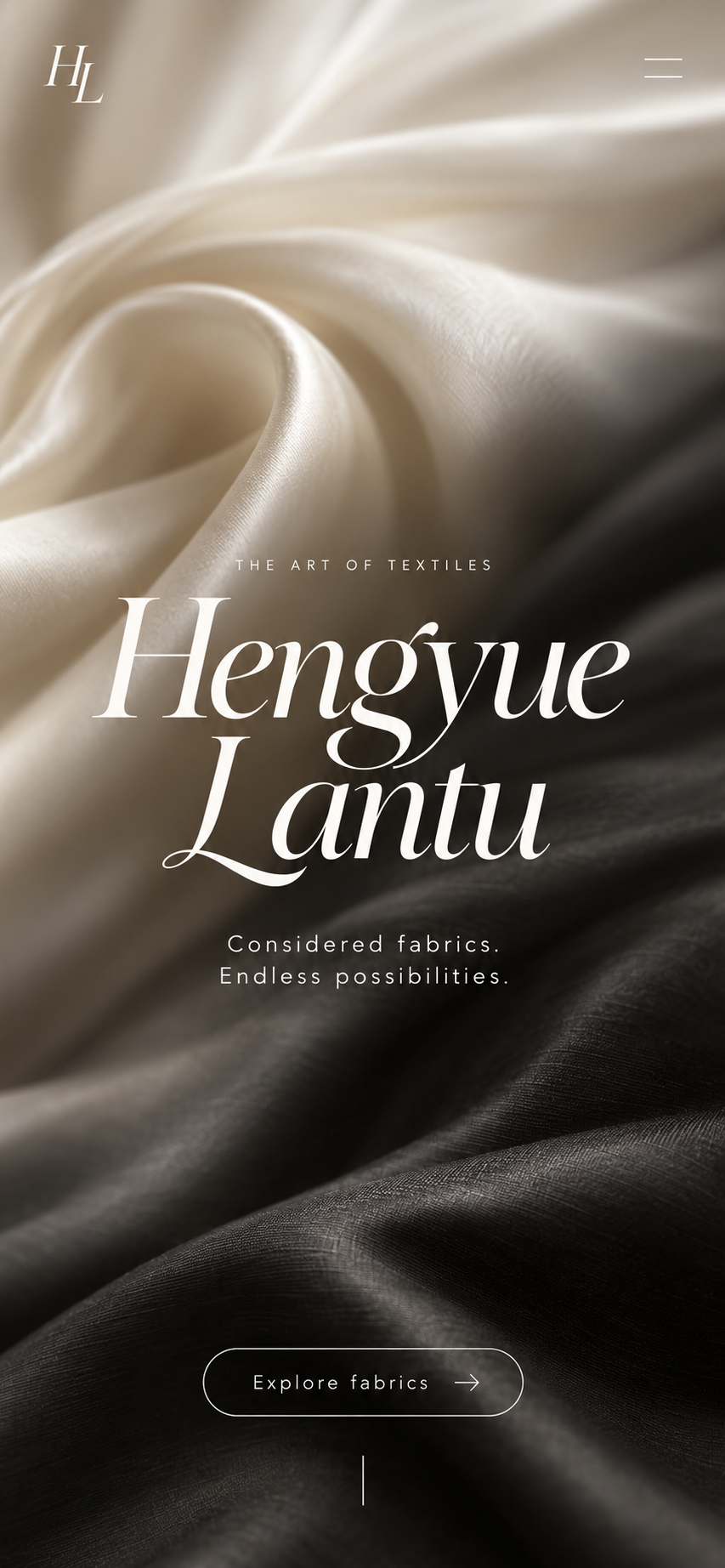 Hengyue Lantu. The art of textiles. Considered fabrics. Endless possibilities.