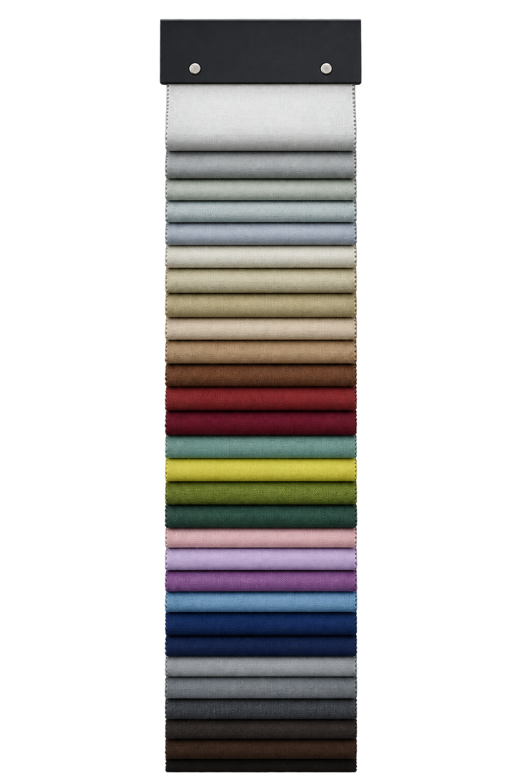 2026 fabric sample collection, front view