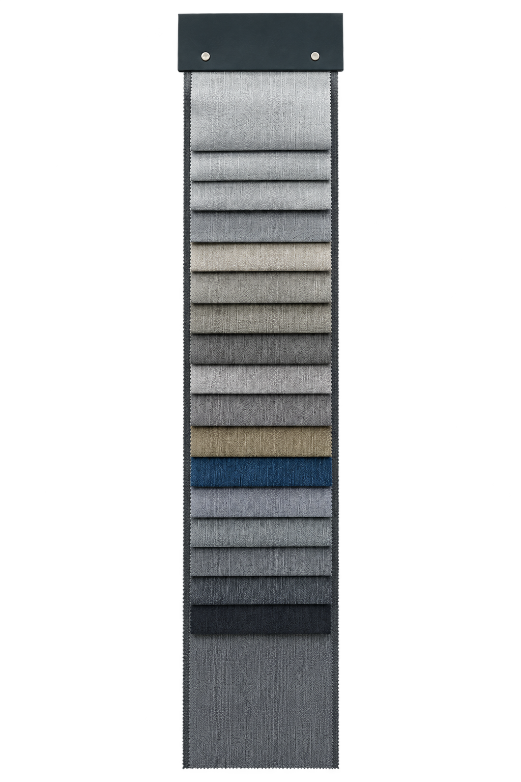2225 fabric sample collection, front view