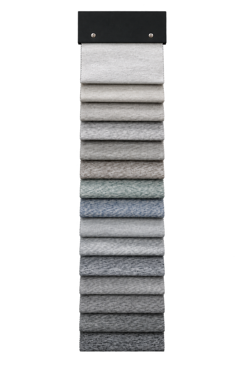 2626 fabric sample collection, front view
